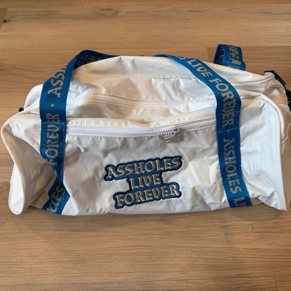 A**holes Live Forever Gym Duffle Bag